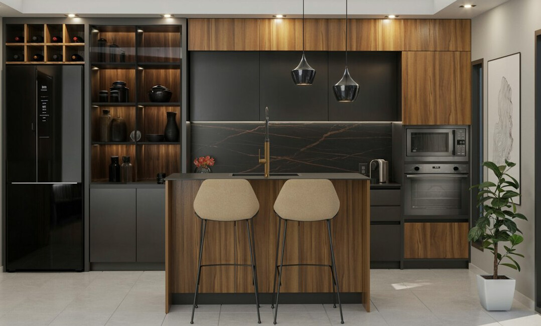 luxury modern kitchen