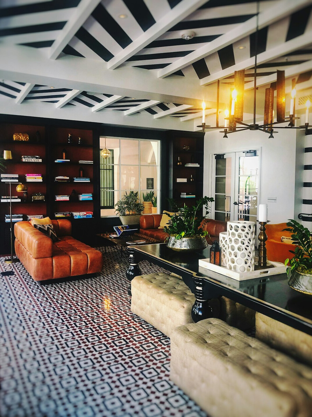 luxury celebrity villa interior