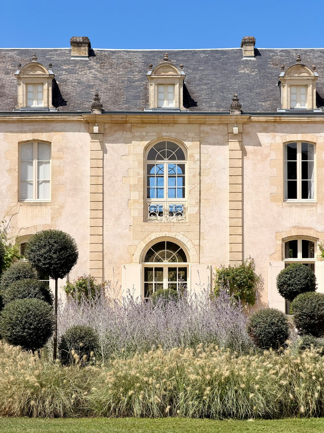 french celebrity villa exterior